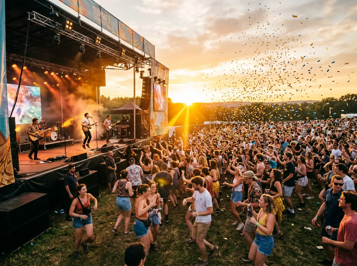 Summer crowd
