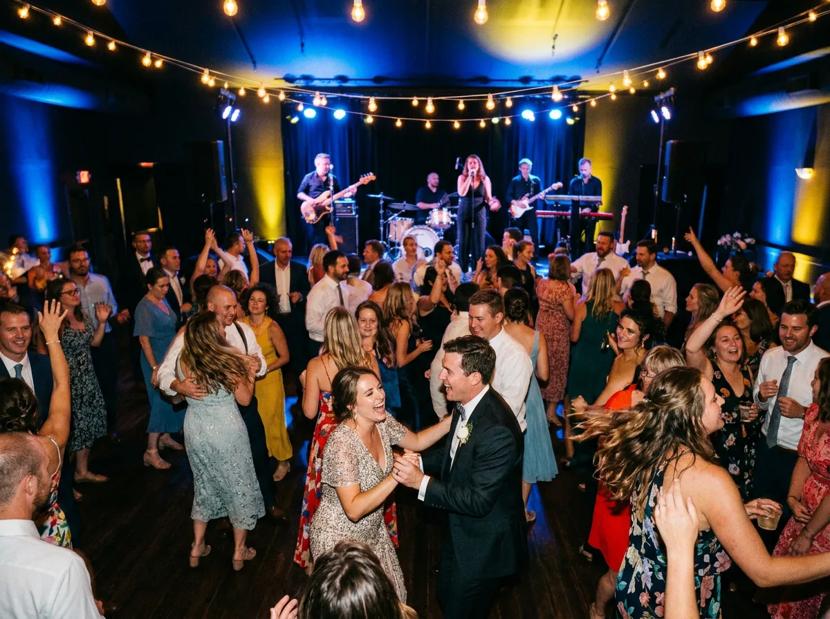 Dance floor, packed