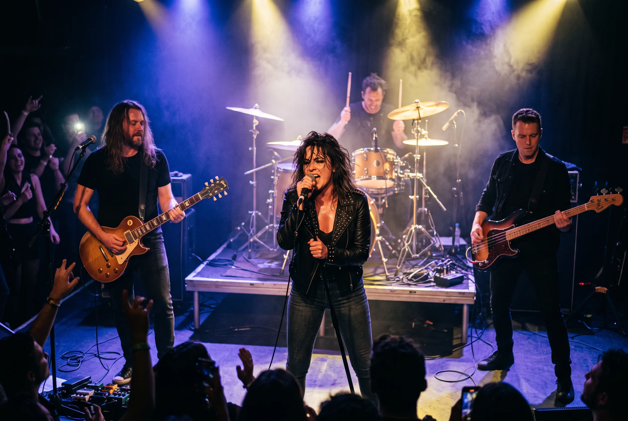 The Graffiti Curriculum performing live on stage